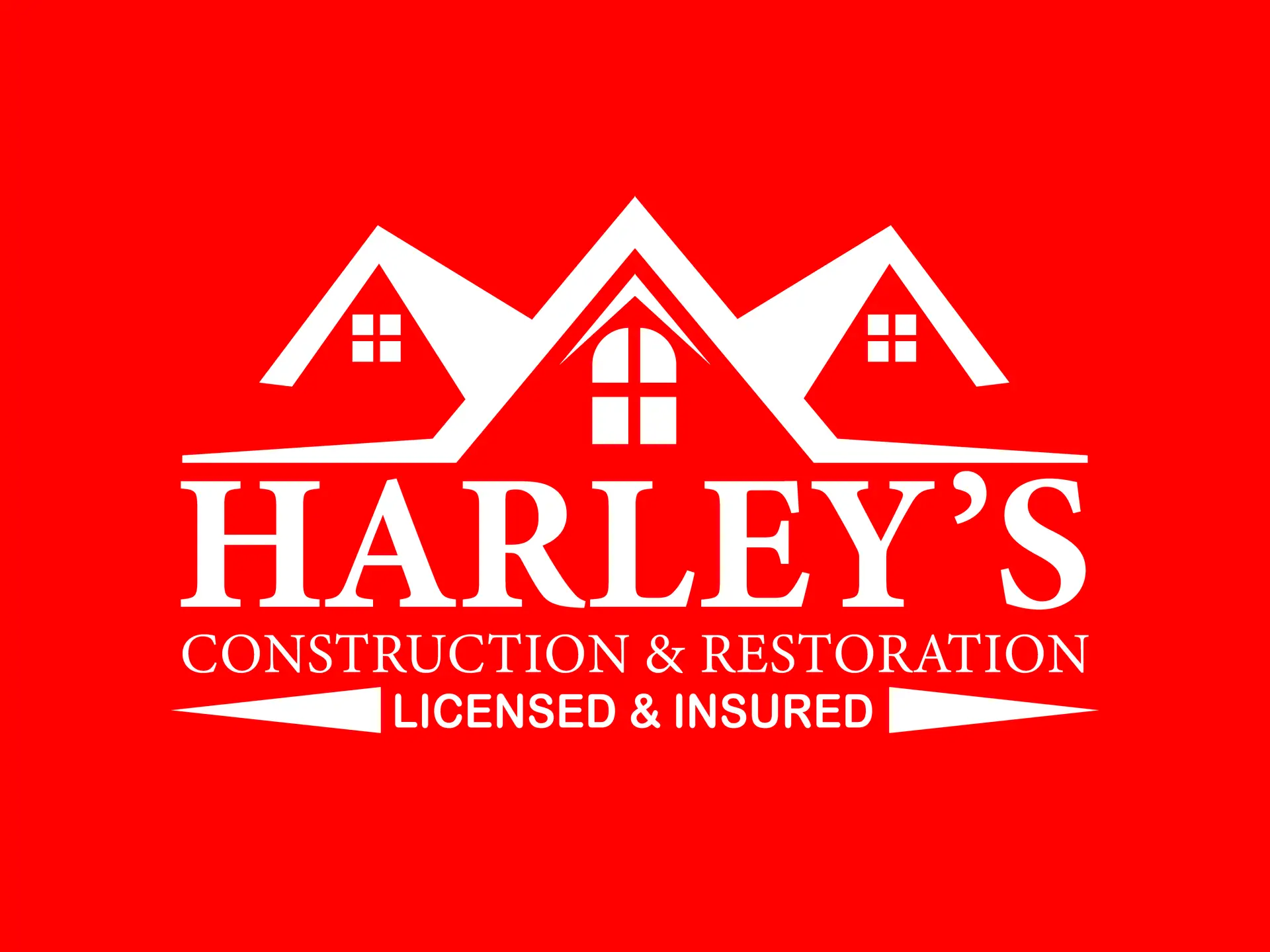 Harleys construction and restoration logo